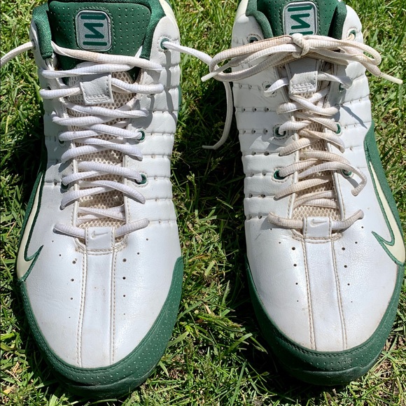 Nike Shoes | Mens Nike Shox, Size 14 | Color: Green/White | Size: 14 | Sandiminchuk's Closet